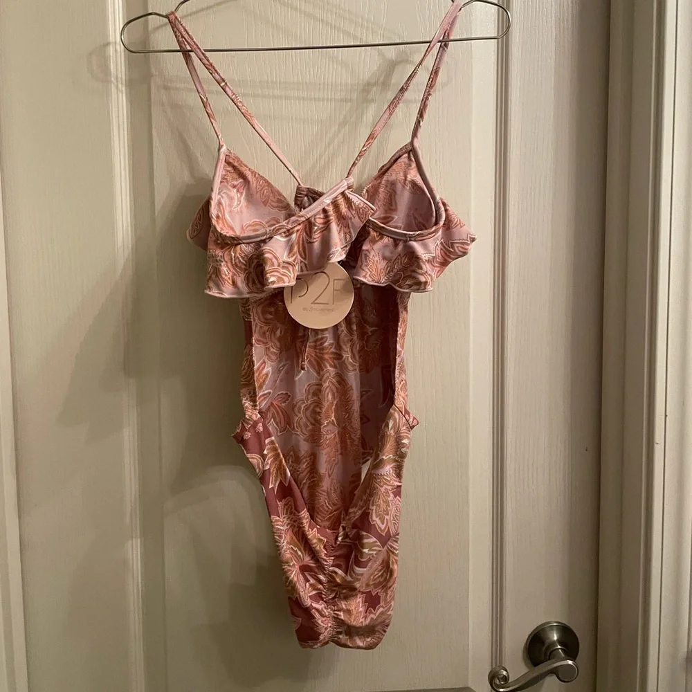 Lulus Ruffle One Piece Swimsuit - Picture 2 of 7